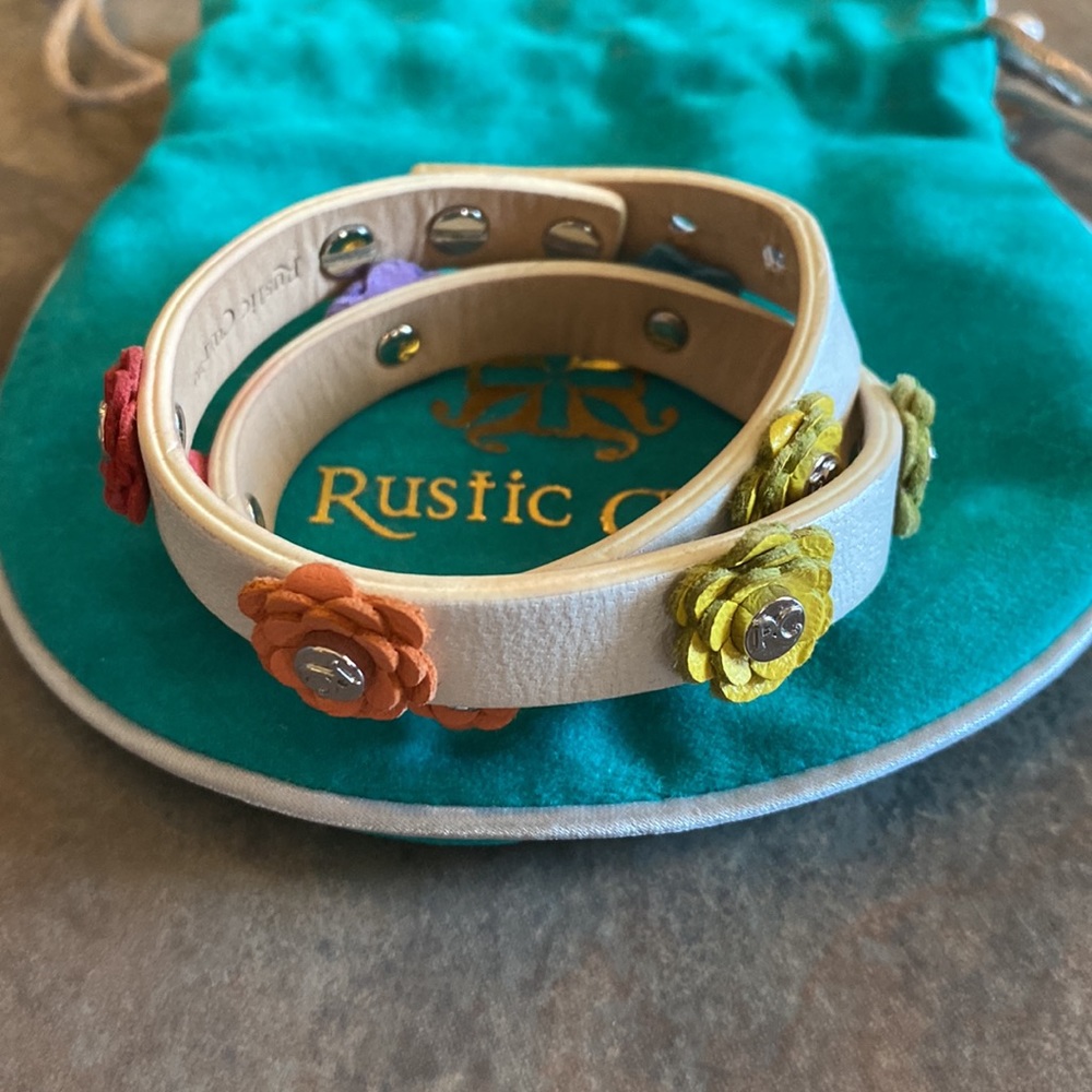 Rustic Cuff Flower Double Wrap and Lilac Emerson Set - Picture 4 of 5